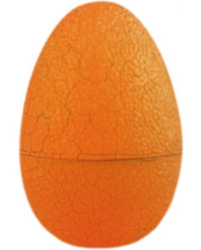 Детска играчка Raya Toys - Динозавър за сглобяване, оранжево яйце - 1