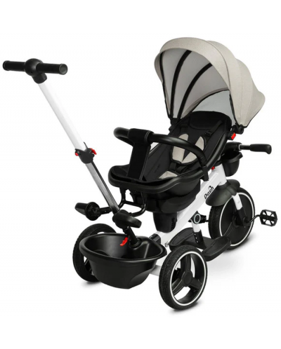 Детска триколка Caretero Toyz - Dash, сива - 5