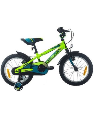 Детски велосипед Ѕрrіnt - Casper 16", зелен/син - 1