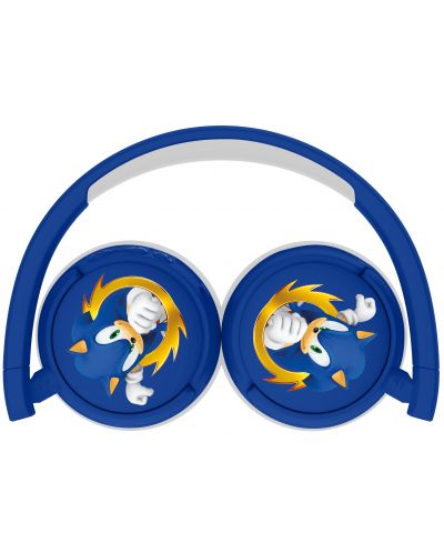 Детски слушалки OTL Technologies - Sonic The Hedgehog, безжични, сини - 4