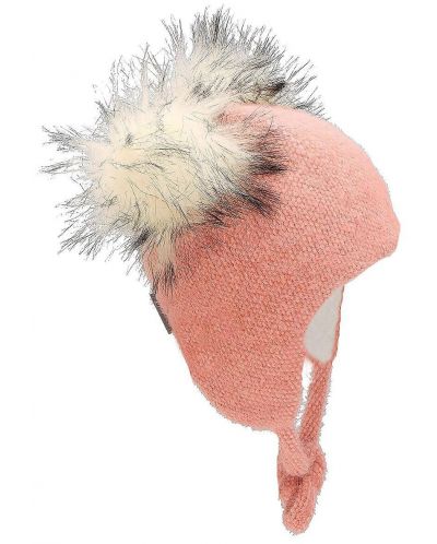 Детска шапка с помпони Sterntaler - Розова, размер 53, 2-4 г - 3