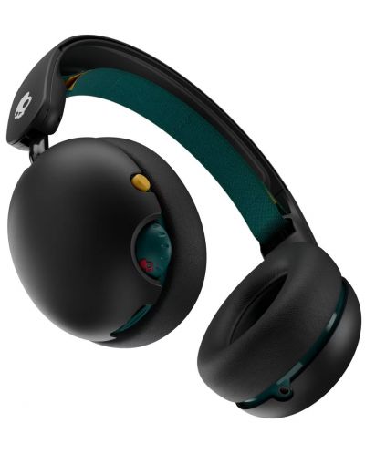 Детски слушалки Skullcandy - Grom Wireless, безжични, черни/зелени - 2