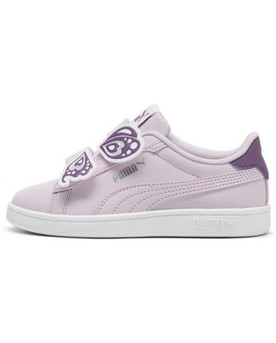 Детски обувки Puma - Smash 3.0 Butterfly V PS, розови - 2