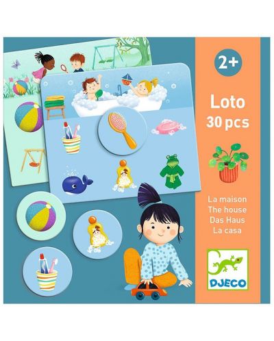 Детска игра Djeco - Лото, 30 части - 2