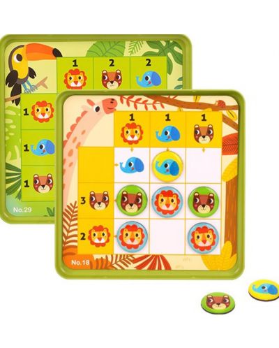 Детска игра Tooky toy - Судоку, горски животни - 2