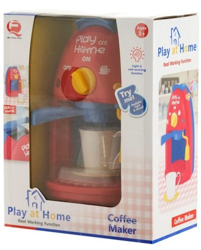 Детска играчка GОТ - Кафемашина със светлина и звук, червена - 1