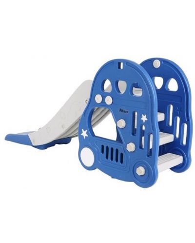 Детска пързалка Sonne - Кола, 155 cm, синя - 2