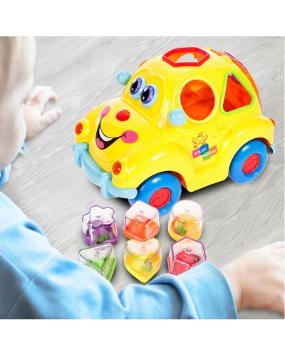 Детска играчка MalPlay - Сортер aвтомобил, със звукови ефекти - 4