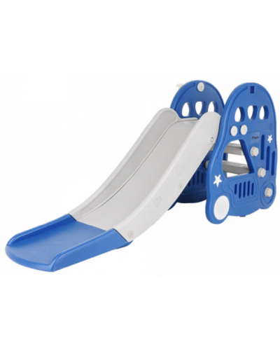 Детска пързалка Sonne - Кола, 155 cm, синя - 1