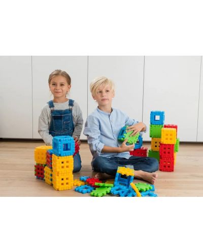 Детски конструктор с вафлени блокчета Marioinex - 150 части - 3