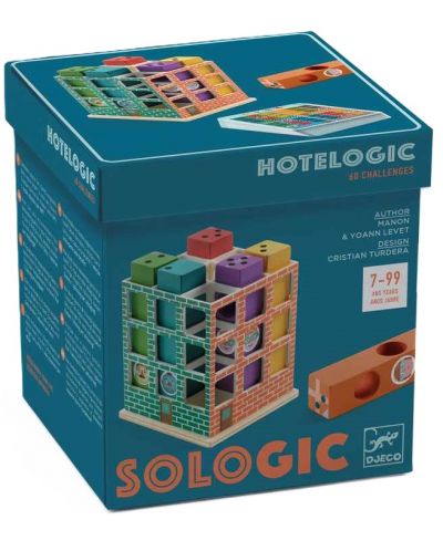 Детска логическа игра Djeco Sologic - Хотел - 1