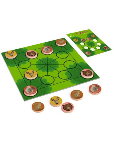 Детска логическа игра Djeco - Woodanimo - 2