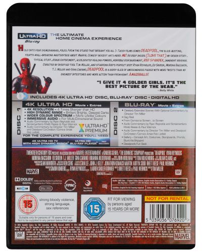 Deadpool 4K (Blu-Ray) - 2