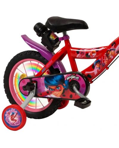 Детски велосипед Toimsa - Miraculous, лилав, 14'' - 2