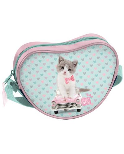 Детска чанта през рамо Paso Studio Pets - Сърце - 1