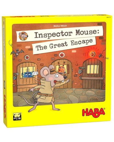 Детска игра Haba - Инспектор Мишок: Великото бягство - 1
