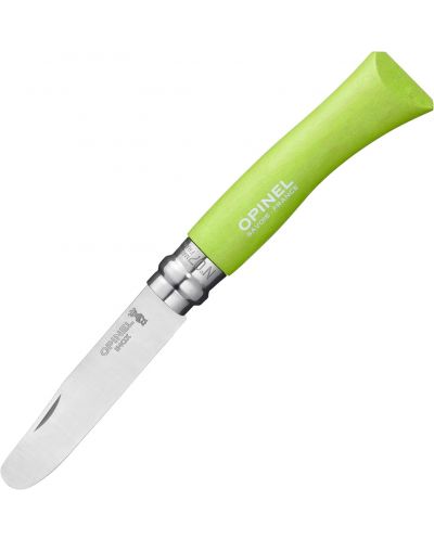Детски сгъваем нож Opinel My First Opinel - 8 cm, зелен - 1