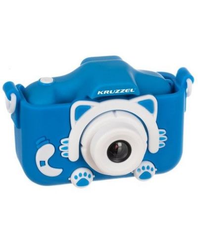 Детска играчкa Kruzzel - Цифров фотоапарат, син - 1