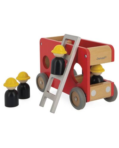 Детска играчка Janod - Пожарна кола Bolid - 3