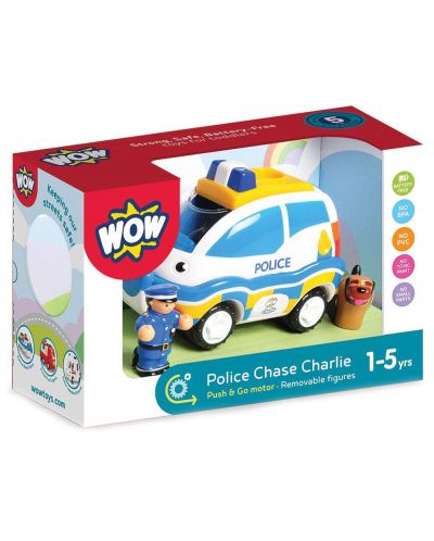 Детска играчка Wow Toys Emergency - Полицейски автомобил - 1