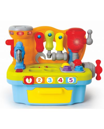 Детска играчка Hola Toys - Мини работилница с инструменти и музика - 2