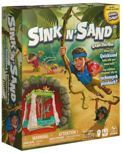 Детска настолна игра Spin Master - Sink N' Sand - 1