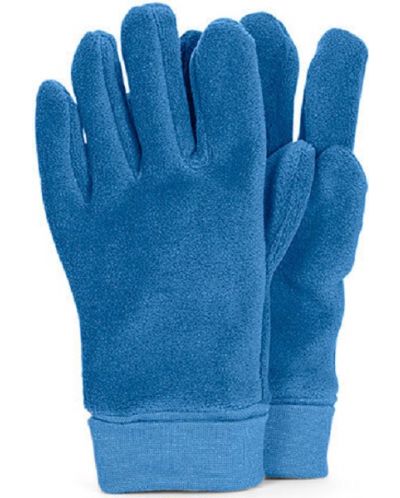 Детски поларени ръкавици с пръсти Sterntaler - 5-6 години, сини - 1