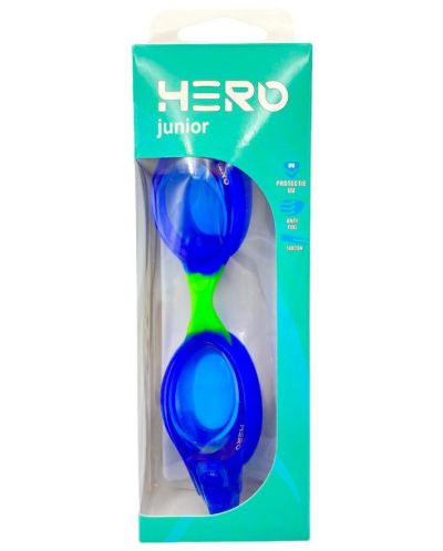 Детски очила за плуване HERO - Kido, сини/зелени - 3
