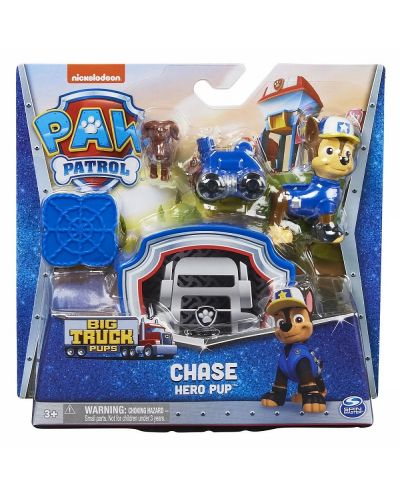 Детска играчка Spin Master Paw Patrol - Hero Pup, Чейс - 1