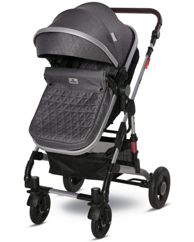 Детска количка Lorelli - Alba Premium, Steel Grey - 6