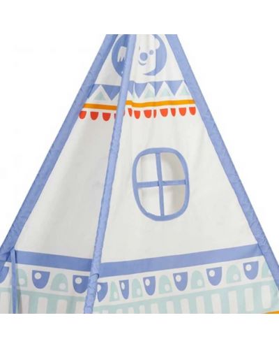 Детска индианска палатка Classic World - Типи, синя - 3