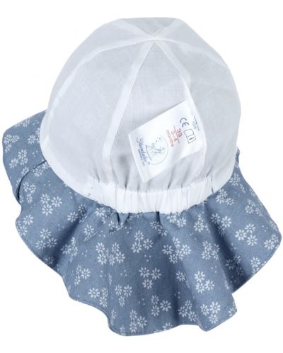 Детска шапка с UV 50+ защита Sterntaler - На цветчета, 45 cm, 6-9 месеца - 5