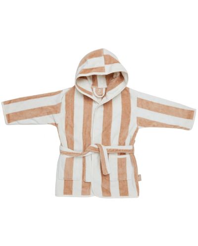 Детски халат за баня Jollein - Stripe Biscuit, 1-2 години - 1