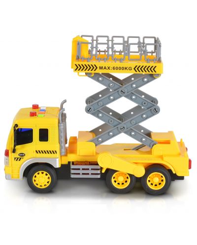 Детска играчка Moni Toys - Камион с вишка, 1:16 - 3