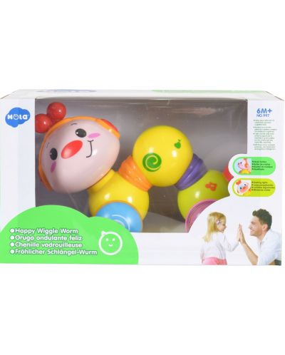 Детска музикална играчка Hola Toys - Забавна гъсеница - 5