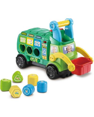 Детска играчка Vtech - Интерактивен камион за рециклиране (английски език) - 3