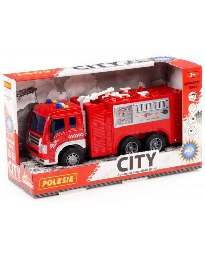 Детска играчка Polesie Toys - Пожарен камион - 1