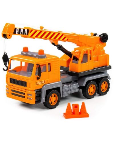 Детска играчка Polesie - Камион с кран Diamond - 1