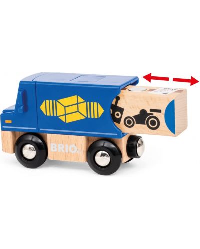Детски комплект Brio World - Камионче за доставки - 4