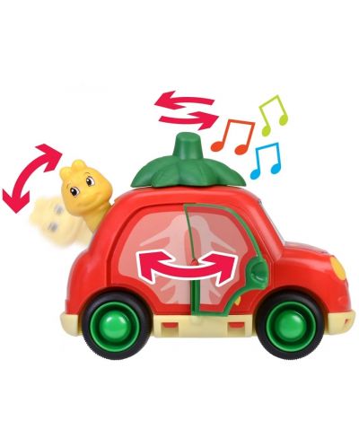 Детска играчка Dickie Toys - Количка ABC Fruit Friends, асортимент - 6