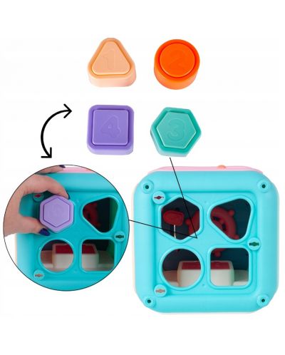 Детска играчка 7 в 1 MalPlay - Интерактивен образователен куб - 5