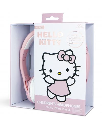 Детски слушалки OTL Technologies - Hello Kitty, Rose Gold - 4