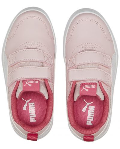 Детски обувки Puma - Courtflex v2 , розови/бели - 6