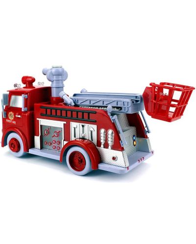 Детска играчка Raya Toys - Пожарна кола със сапунени балони - 2