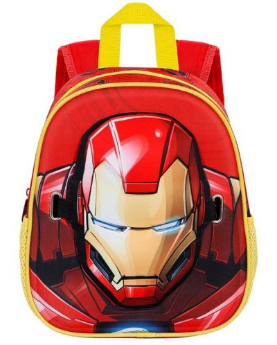 Раница за детската градина Karactermania Iron Man - Armour, 3D, с маска - 2