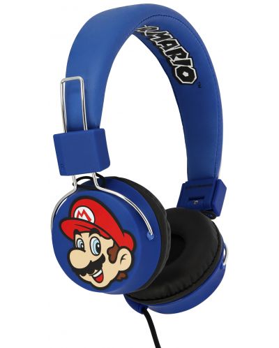 Детски слушалки OTL Technologies - Super Mario Tween, сини - 1