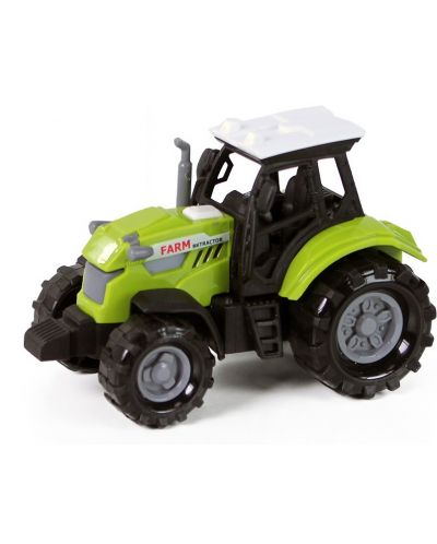 Детска играчка Rappa - Трактор "Моята малка ферма", със звук и светлини, 10 cm - 2