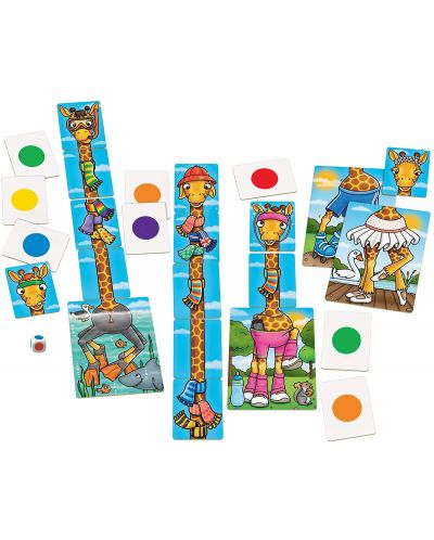 Детска образователна игра Orchard Toys - Жирафи с шалове - 2