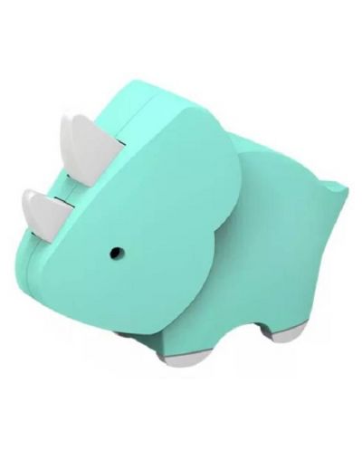 Детска играчка Raya Toys - Динозавър за сглобяване, зелен - 1