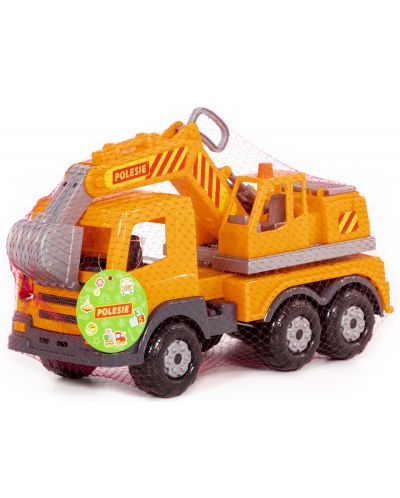Детска играчка Polesie Toys - Камион с багер - 2
